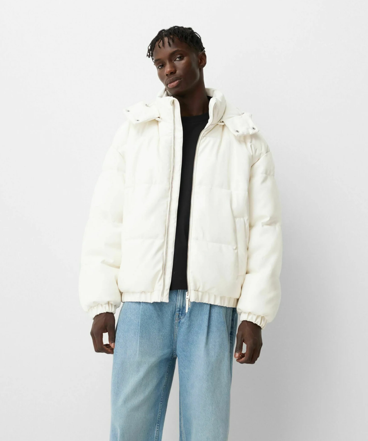 CITY PUFFER LEATHER JACKET