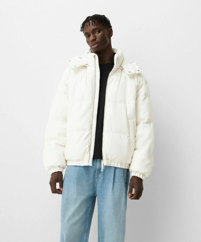 CITY PUFFER LEATHER JACKET