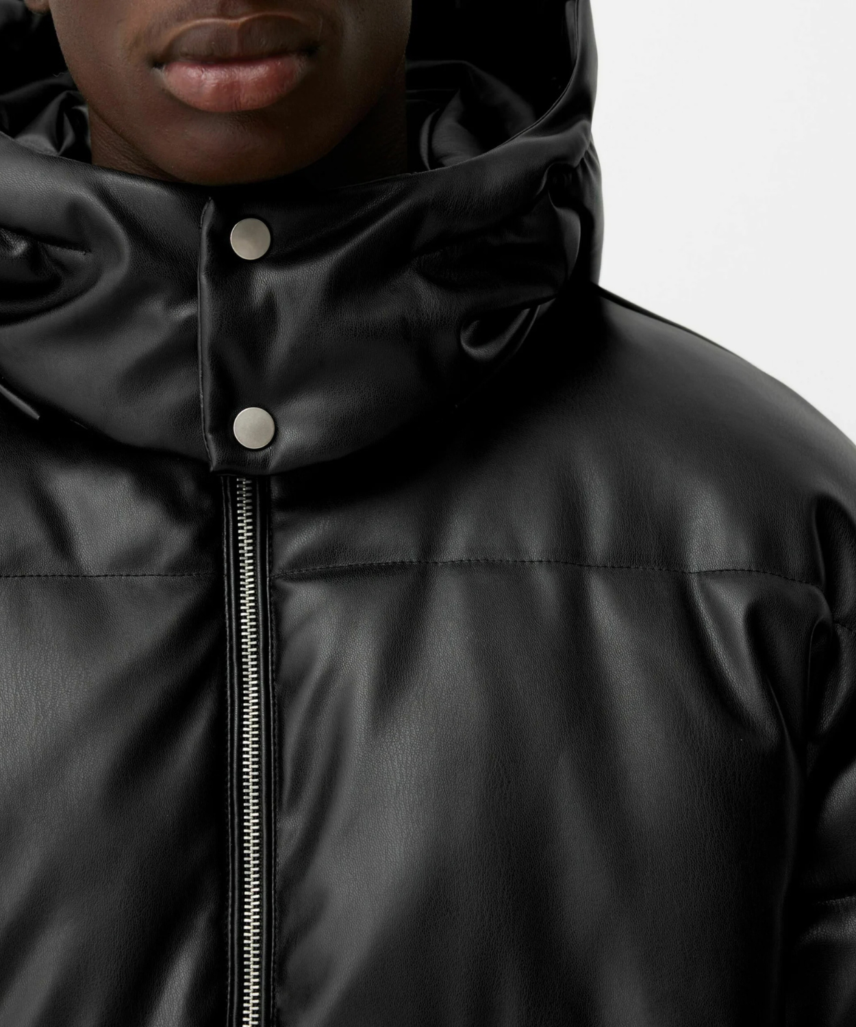 CITY PUFFER LEATHER JACKET