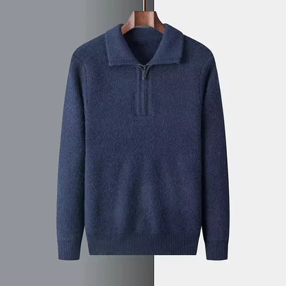 100% Cashmere Quarter Sweater